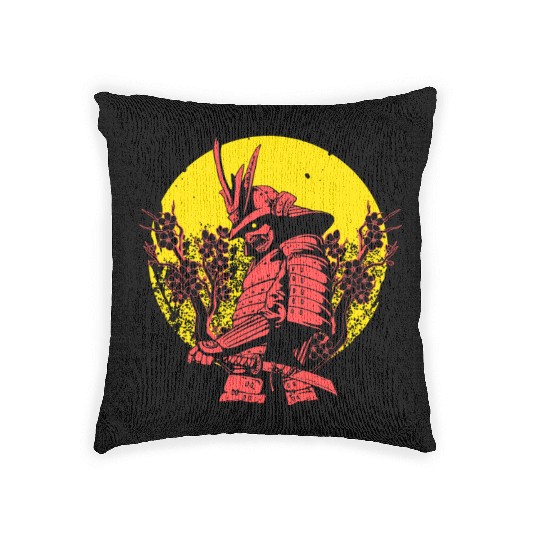 Kanji Japan Katana Sword Ninja Samurai Woven Pillows