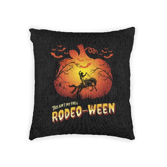 This ain't my first Rodeo-ween Woven Pillows
