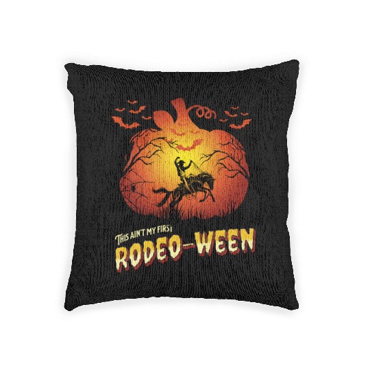 This ain't my first Rodeo-ween Woven Pillows