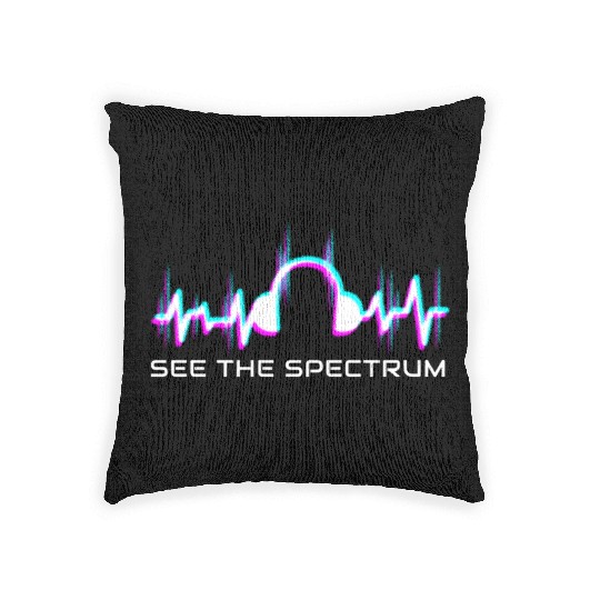 See The Spectrum Radio Lovers Radio Woven Pillows