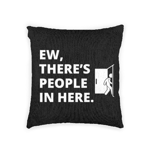 ew people Woven Pillows