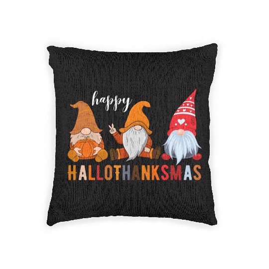 HalloThanksMas Woven Pillows
