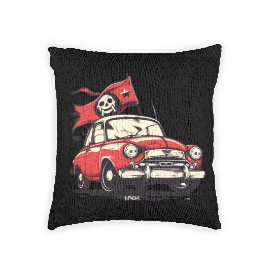 Communist Soviet Pirate Retro Car Woven Pillows