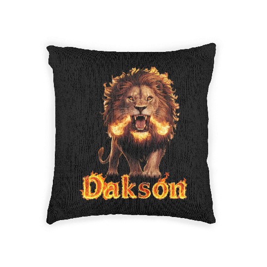 Majestic Dakson Lion Woven Pillows