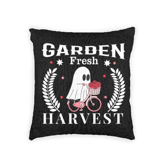 Garden Fresh Harvest, Flowers Harvest Design Woven Pillows