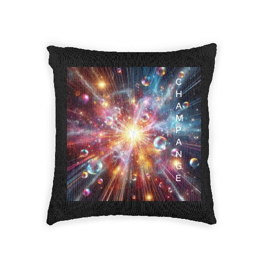 Champagne Supernova Woven Pillows
