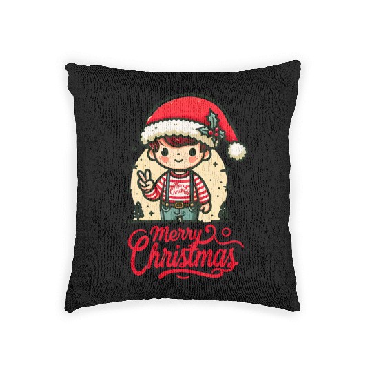 Snowflakes, Sparkles, and Holiday Cheer Woven Pillows