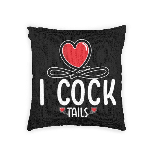Funny I Love Cocktails 6 Woven Pillows