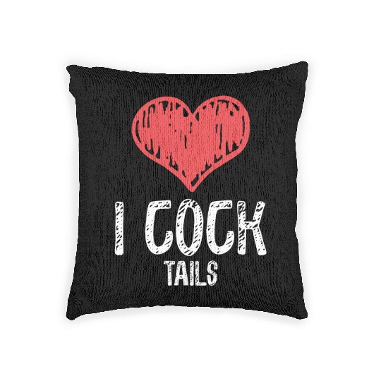 Funny I Love Cocktails 4 Woven Pillows