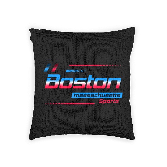 Stay Strong Boston Massachusetts City Sports Woven Pillows