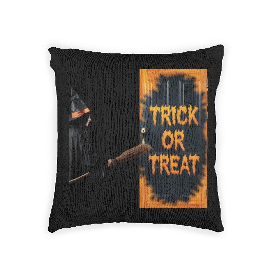 Witching Hour: Trick or Treat Woven Pillows