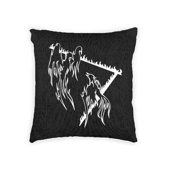 Phoenix bird Woven Pillows