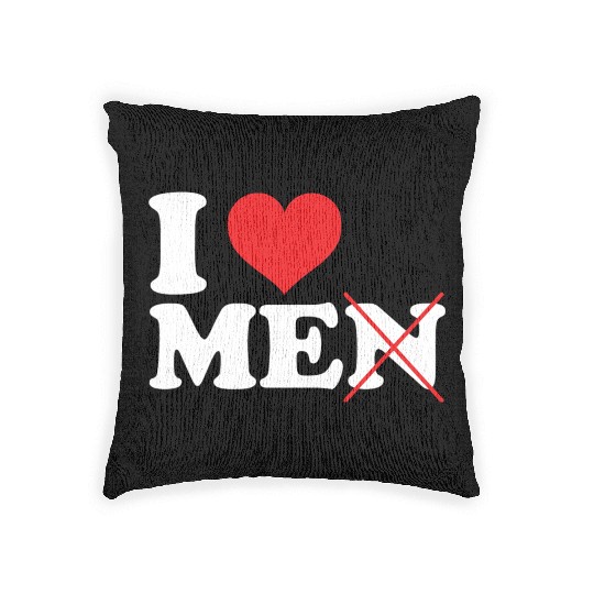 i love me not men. Funny I love myself Woven Pillows