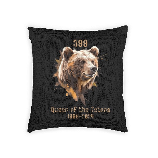 399 Queen of the Tetons National Park 1996 2024 Woven Pillows