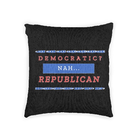 US election: Vote for Republican Edition Woven Pillows