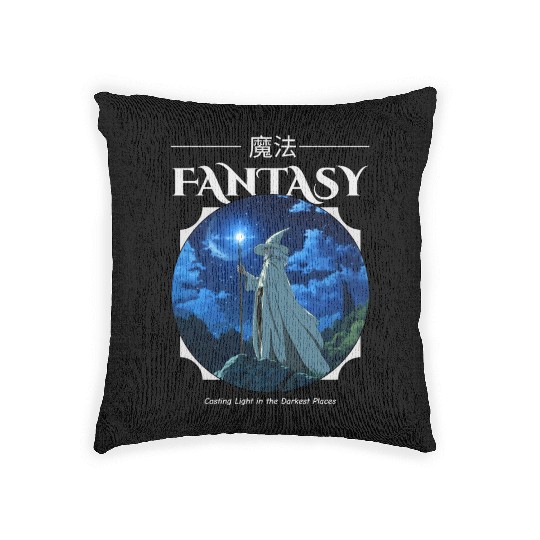 Magic Fantasy Wizard Woven Pillows