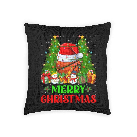 Basketball Christmas Woven Pillows