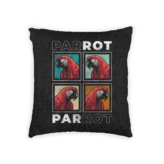 Macaw Tropics Nature Woven Pillows