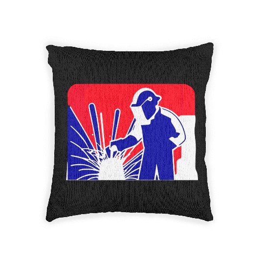 Major League Welder Sticker – Perfect for Proud We Woven Pillows
