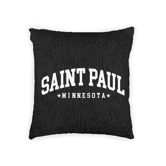Saint Paul Minnesota Gift Woven Pillows