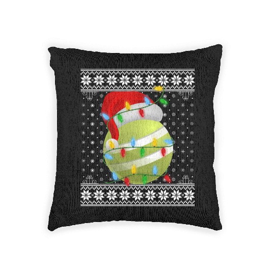 Croquet Ball Christmas Woven Pillows