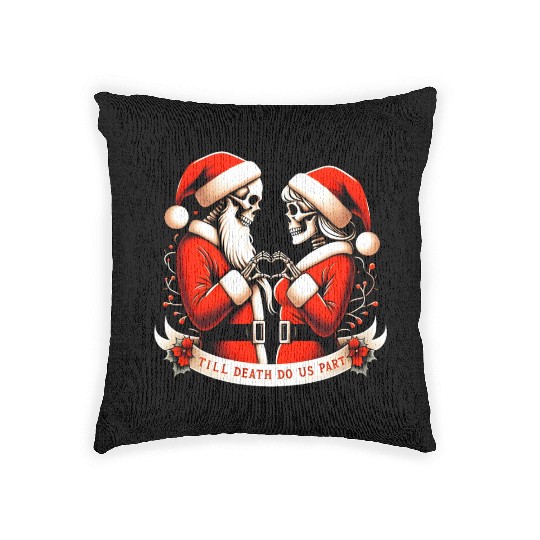Till Death Do Us Part Woven Pillows