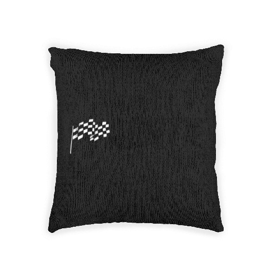 Pit Crew Auntie Race Birthday Family Racing Auntie Woven Pillows
