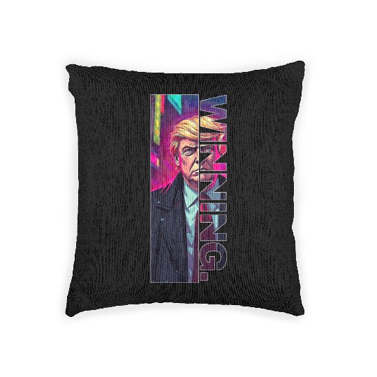 President Trump - WINNING Woven Pillows