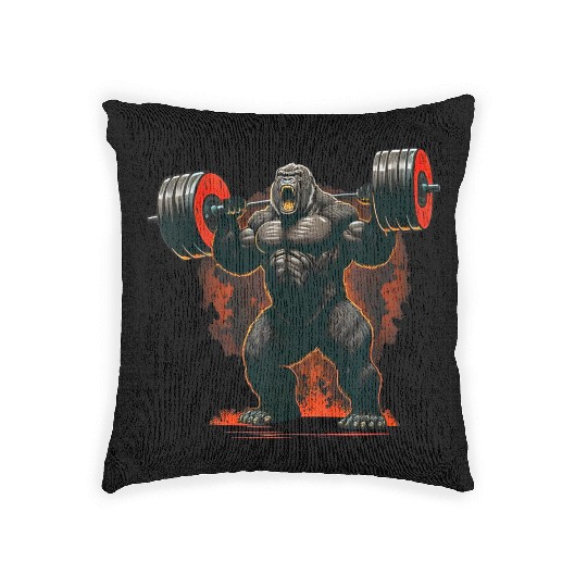 NEW LIMITED Gorilla Gym Beast Workout Weights Woven Pillows