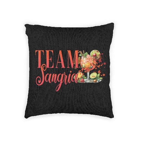 Cocktail Bartender Team Sangria Woven Pillows