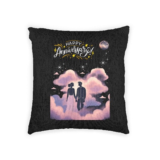 HAPPY ANNIVERSARY Woven Pillows
