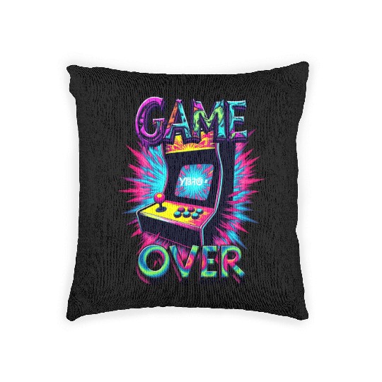 Retro Arcade classic Woven Pillows