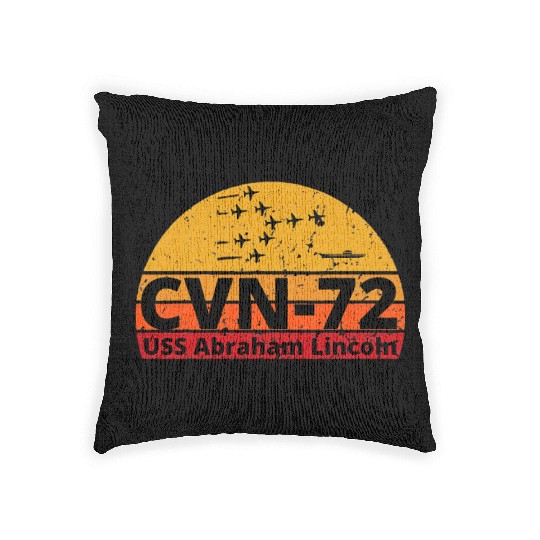 US Aircraft Carrier CVN 72 USS Abraham Lincoln Woven Pillows