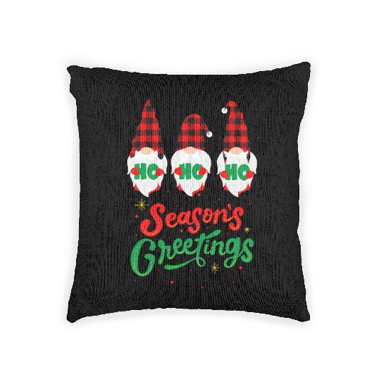 Seasons Greeting With Nome Woven Pillows
