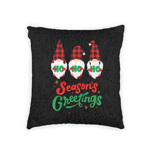 Seasons Greeting With Nome Woven Pillows