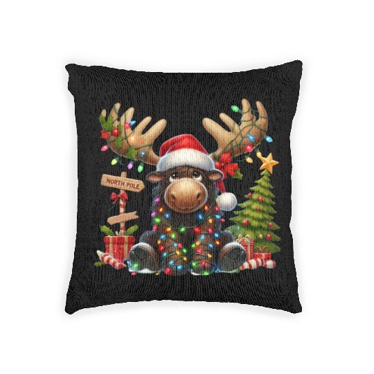 North Pole Readers Woven Pillows