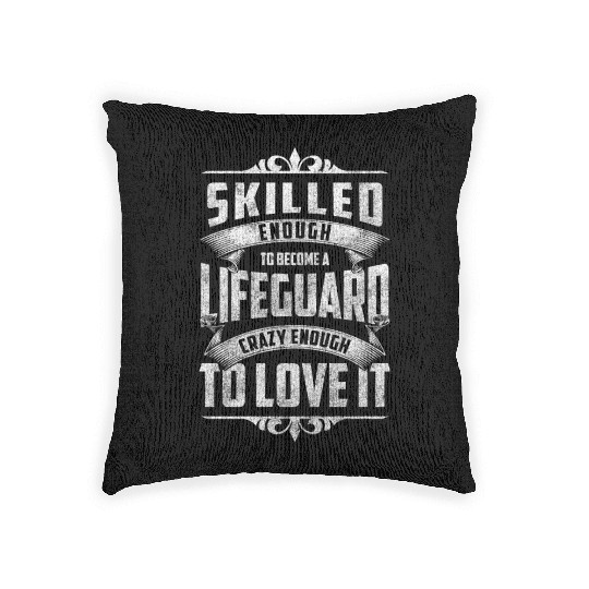 Lifeguard Rescue Swimming Trunks Woven Pillows