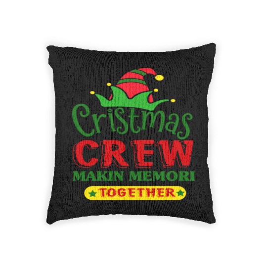 CHRISTMAS CREW Woven Pillows