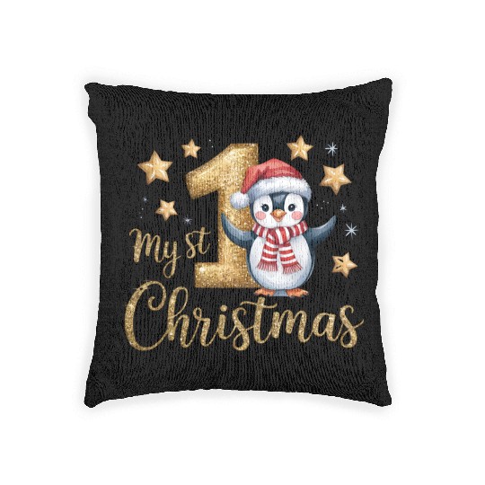 Merry Christmas, Christmas Retro Woven Pillows