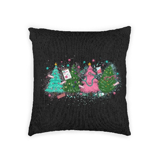 Christmas Tree, Merry Christmas Woven Pillows