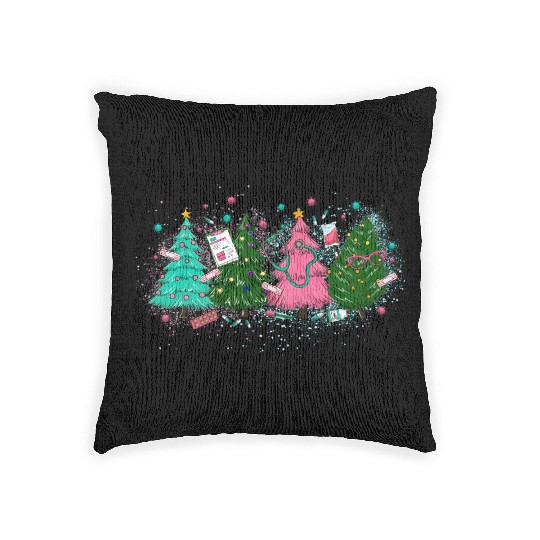 Christmas Tree, Merry Christmas Woven Pillows