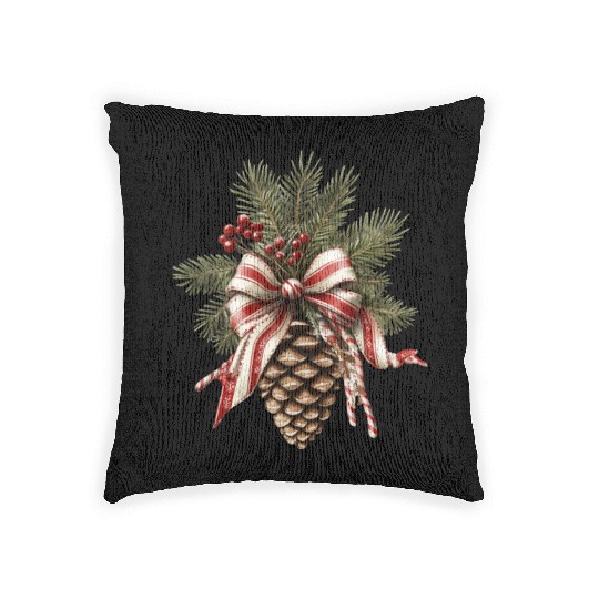 Merry Christmas, Christmas Vintage Woven Pillows