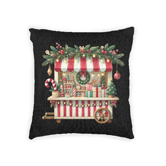 Merry Christmas, Christmas Vintage Woven Pillows