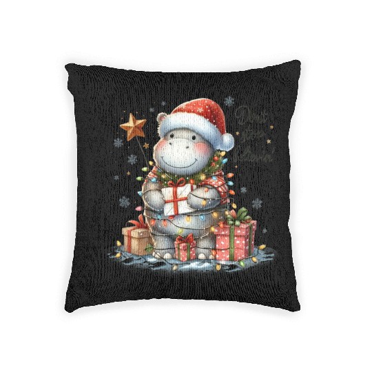 Don t Stop Believin, Merry Christmas Woven Pillows