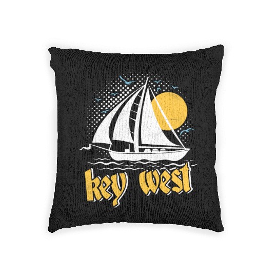 KEY-WEST FLORIDA Sunshine-State West Keys Woven Pillows