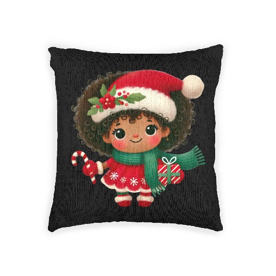 Merry Christmas, Christmas Vintage Woven Pillows