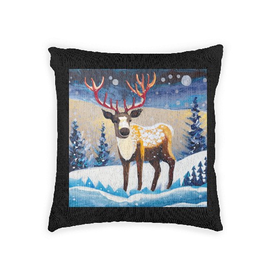 A raider and the night Woven Pillows