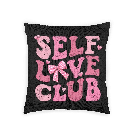 Self Love Club, Valentine Retro Woven Pillows