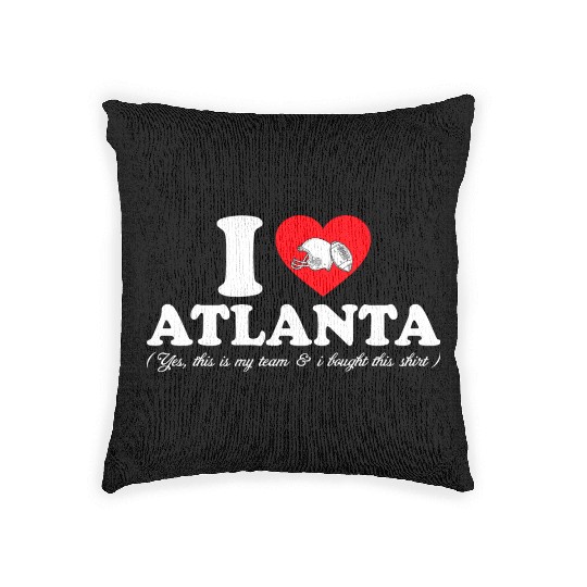 Groovy I Love Atlanta Woven Pillows