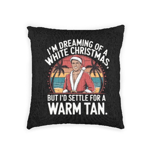 I'm dreaming of a white Christmas Woven Pillows